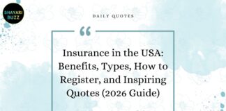 Insurance in the USA: Benefits, Types, How to Register, and Inspiring Quotes (2026 Guide) Insurance Quote