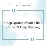 Deep English Quotes