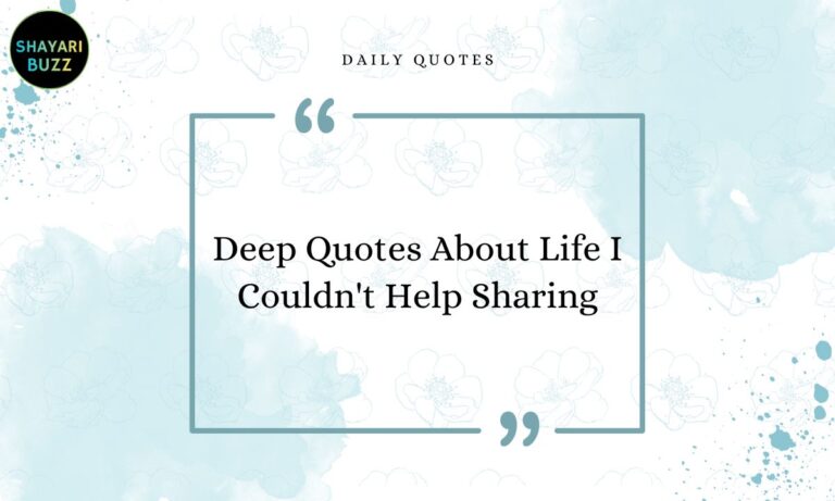 Deep English Quotes