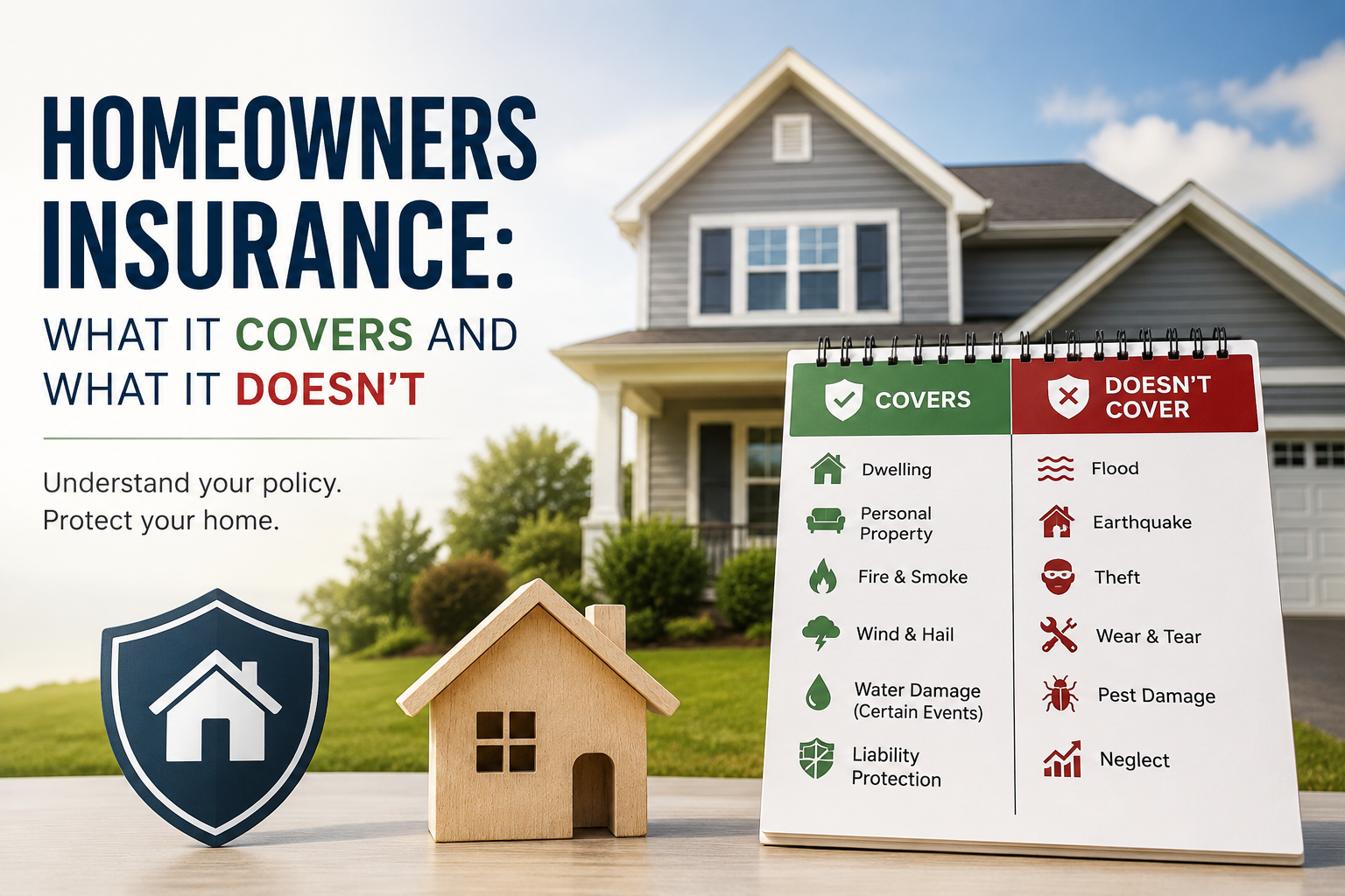 Homeowners Insurance: What It Covers and What It Doesn’t
